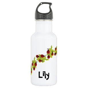 Cute Ladybugs Kids Stainless Steel Water Bottle