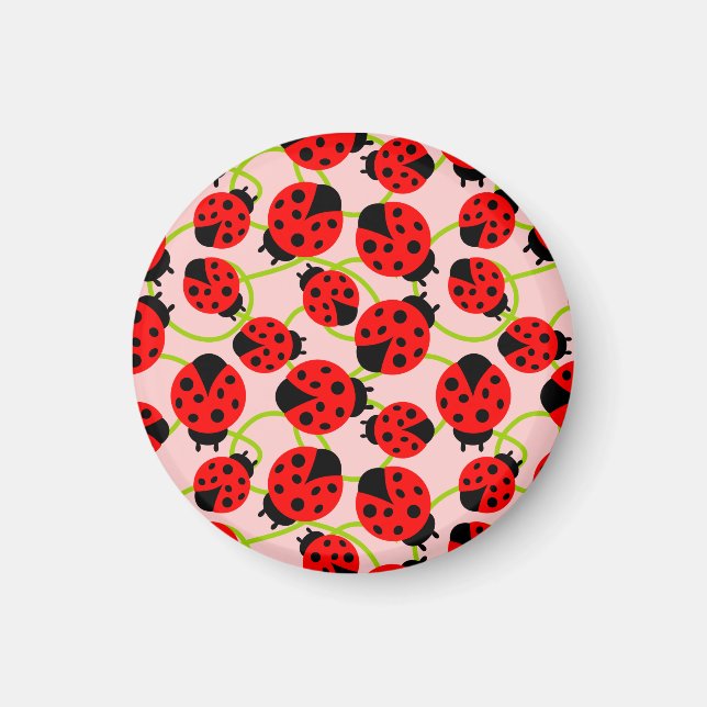 Cute Ladybugs Magnet (Front)