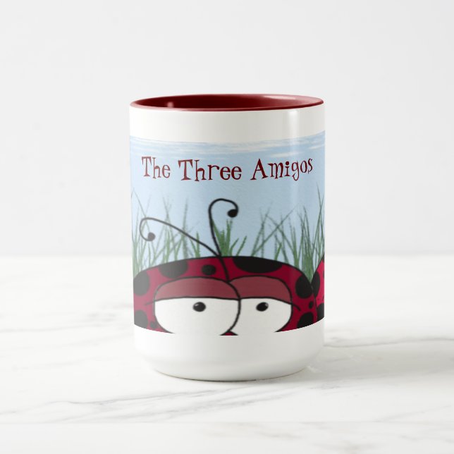 Cute Ladybugs Mug (Center)