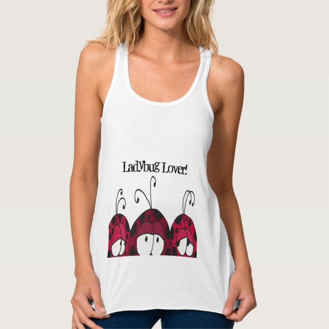 Cute Ladybugs Tank Top (Front)