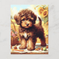 Cute Lagotto Romagnolo Painting