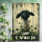 Cute Lamb and Shamrocks St Patrick's Day