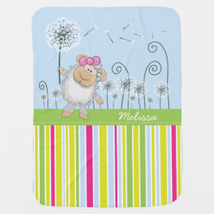 Cute Lamb Baby Blanket