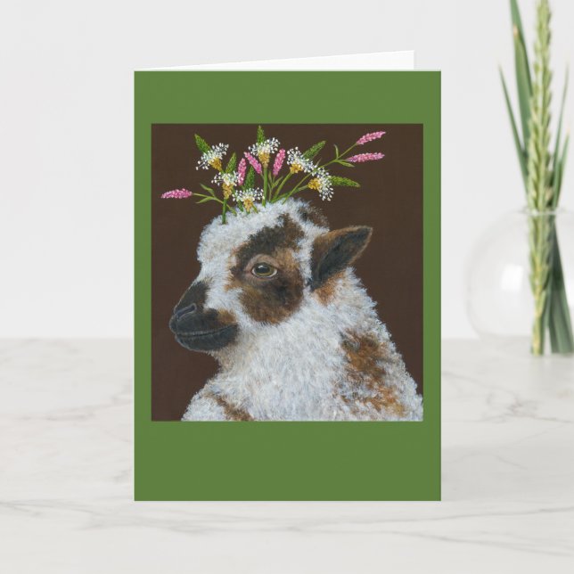 Cute lamb card (Front)