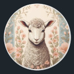 Cute Lamb Delicate Pastel Floral Ceramic Knob<br><div class="desc">Add a soft, charming touch to your furniture with this Cute Lamb Delicate Pastel Floral Ceramic Knob, featuring an adorable lamb surrounded by delicate pastel flowers. The gentle color palette and dreamy floral details create a calming, whimsical design that brings warmth and sweetness to any space. Perfect for cabinets, drawers,...</div>