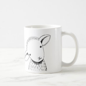 Cute Lamb Mug Custom Baby Sheep Mug Personalized