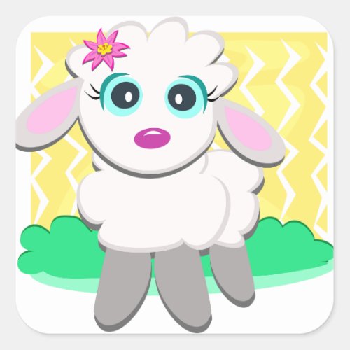 Cute Lamb Stickers