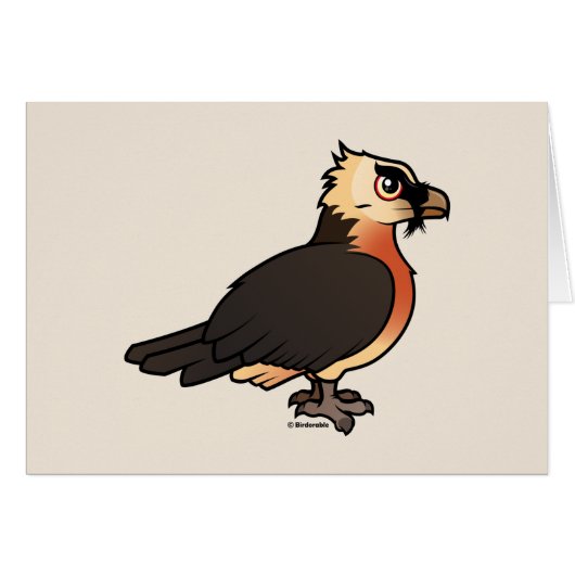 Cute Lammergeier Cards (Front Horizontal)