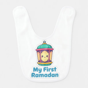 Cute Lantern My First Ramadan Baby Bib Gift