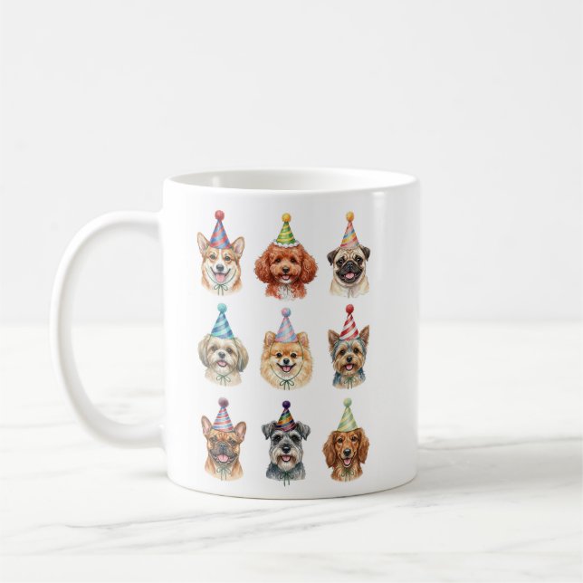 Cute Lap Dogs Fun small Dog Lover Birthday Gift Coffee Mug (Left)