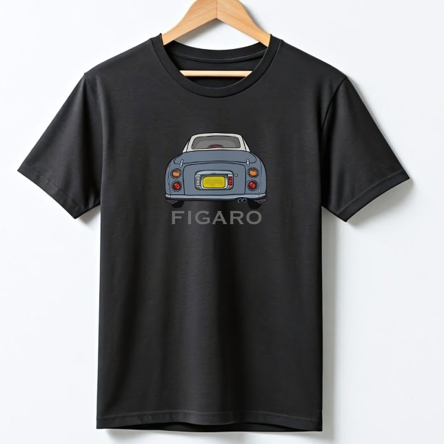 Cute Lapis Gray Figaro Car Name Figarations T-Shirt (Fun lapis figaro shirt with space for your name)
