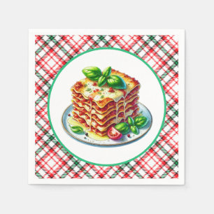 Cute Lasagna lovers dinner Napkins