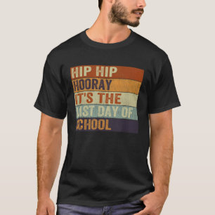 Cute Last Day Of School For Kids Boys Teacher Vint T-Shirt