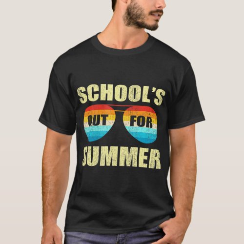 Cute Last Day Of School Schools Out For Summer  T_Shirt