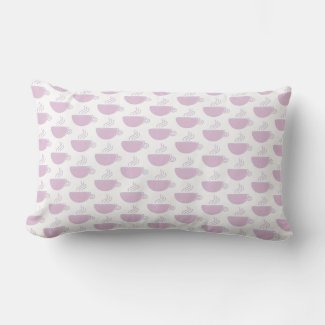 Cute Lavender Coffee Cups Pattern