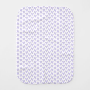 Cute Lavender Hearts Pattern 
