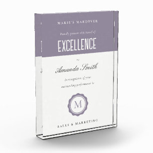 Cute Lavender Minimal Logo Award of Excellence