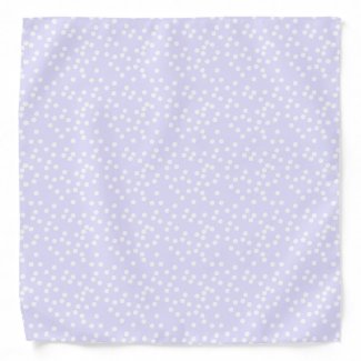 Cute Lavender with White Polkadots - Custom Color