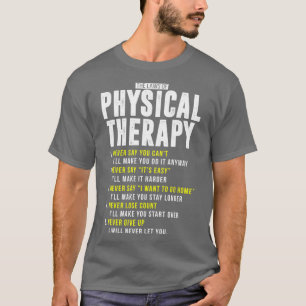Cute Laws Of Physical Therapy PT Month DPT PTA Shi T-Shirt
