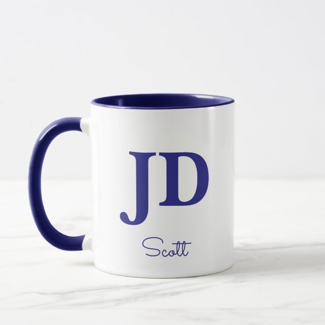Cute Lawyer JD Graduation Personalized Name  Coffe Mug (Left)