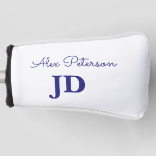 Cute Lawyer JD Graduation Personalized Name  Golf Head Cover