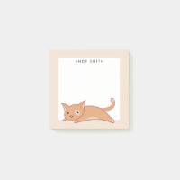 Cute Lazy Orange Cat Personalized