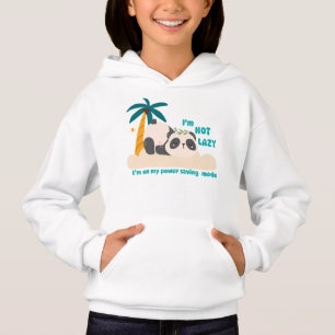 Cute lazy panda hoodie