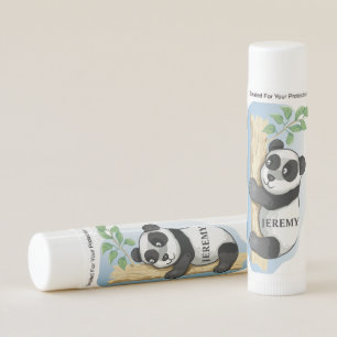Cute Lazy Panda Lip Balm