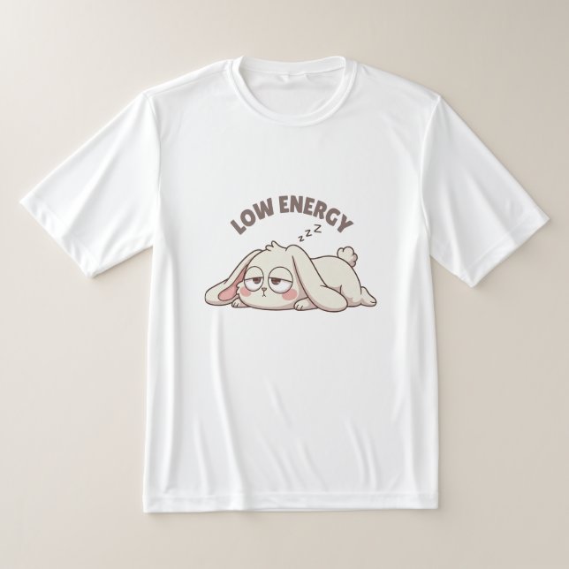 Cute Lazy Rabbit T-Shirt (Laydown)