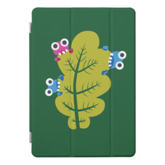 Cute Leaf Eaten By Cartoon Bugs Kids iPad Pro Cover