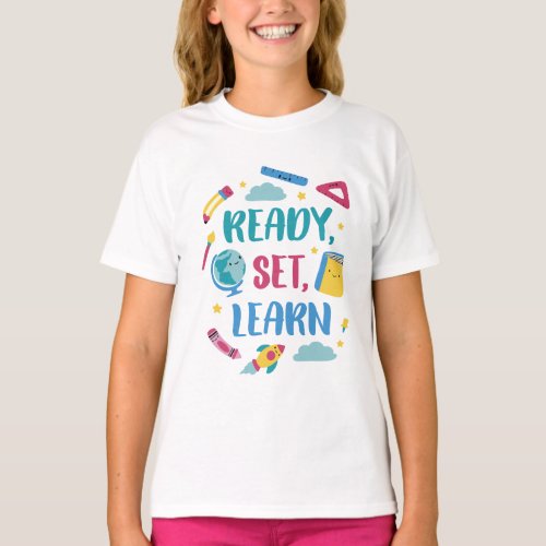 Cute learning quote design T_Shirt