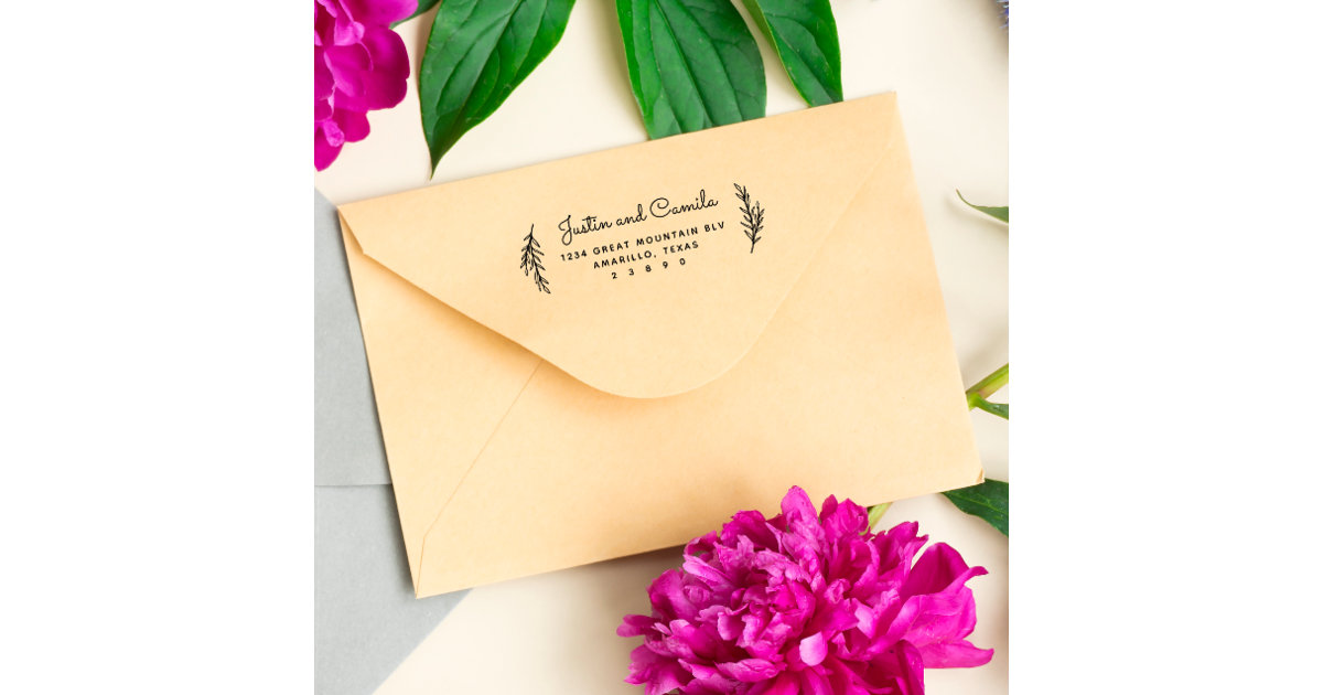 Wedding Return Address Stamp