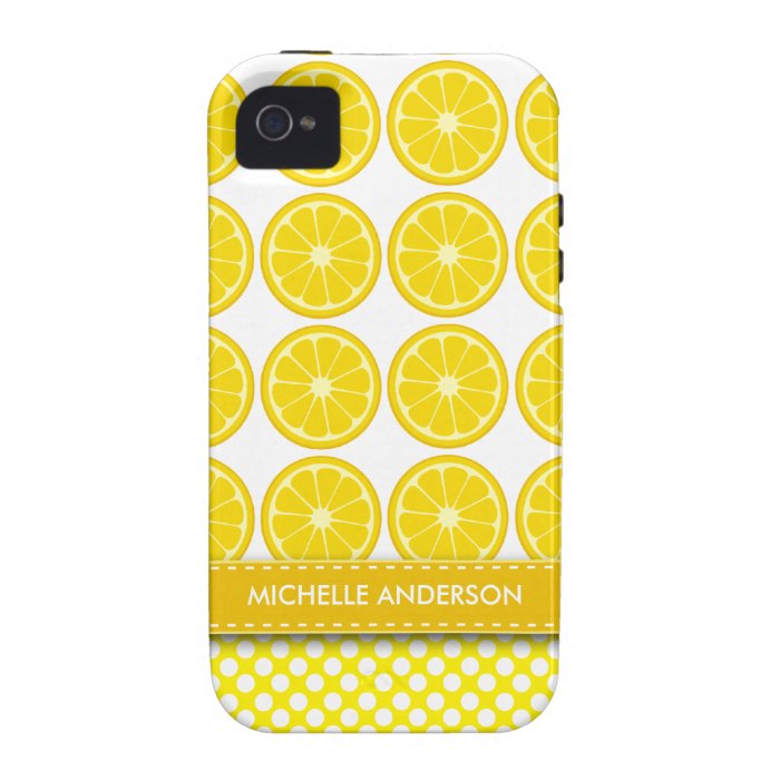 Cute Lemon CaseMate iPhone 4 Case Zazzle