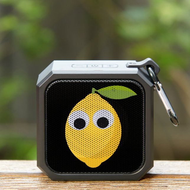 Cute Lemon Character with Googly Eyes  Bluetooth Speaker (Insitu(Outdoor))