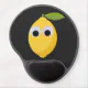 Cute Lemon Character with Googly Eyes Gel Mouse Pad | Zazzle