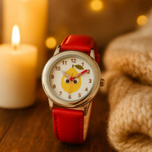 Cute Lemon Character with Googly Eyes  Watch