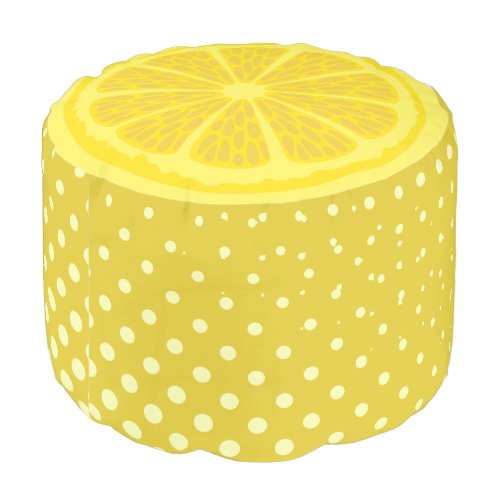 Cute Lemon _ Fruit Pouf 