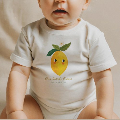 Cute Lemon Little Cutie Baby  Baby T_Shirt