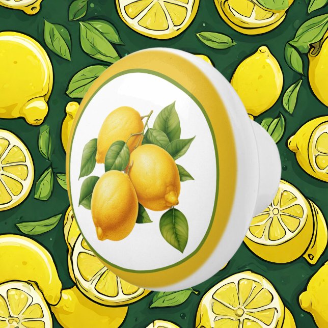 Cute lemon lovers kitchen  ceramic knob (Creator Uploaded)