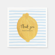 Cute Lemon Paper Napkins for Party