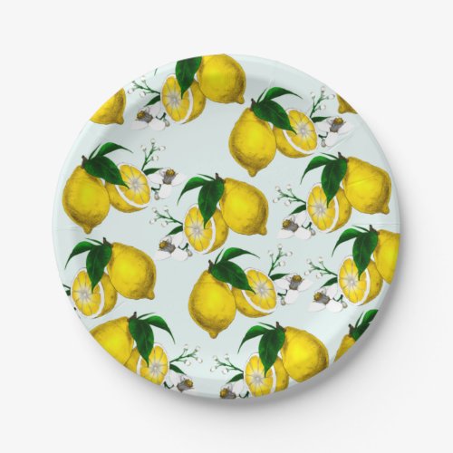 Cute Lemon Paper Plates