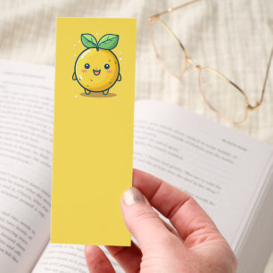 Cute lemon themed bookmarks