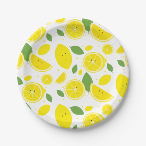 Cute Lemons Paper Plates