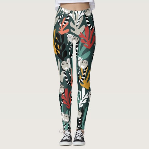 Cute Lemur Leggings