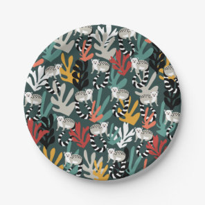 Cute Lemur Paper Plates