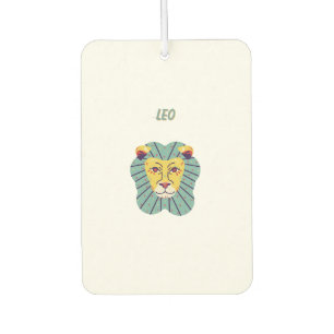Cute Leo, zodiac, star sign print Air Freshener