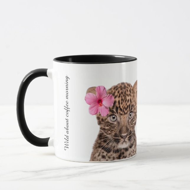 Cute leopard coffee mug  (Left)