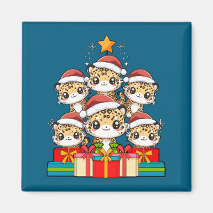 Cute Leopard Gecko Le Lizard Christmas Tree Xmas H Magnet
