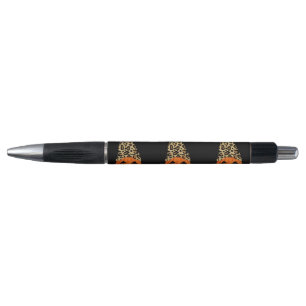 Cute Leopard Hat Pumpkins Pen