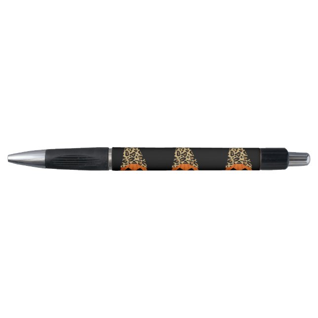 Cute Leopard Hat Pumpkins Pen (Front)